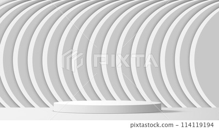 podium, spotlight, vector 114119194