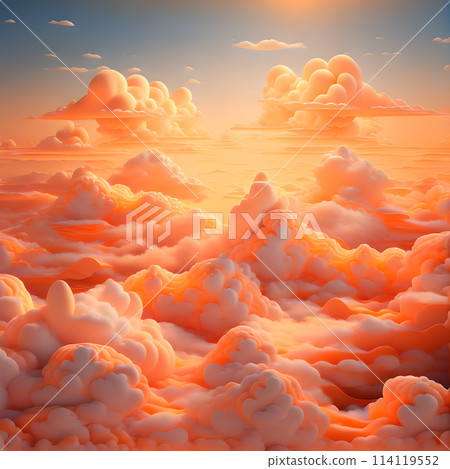 fantasy style clouds 3d Background wallpaper 114119552