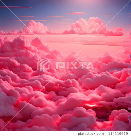 fantasy style clouds 3d Background wallpaper 114119619