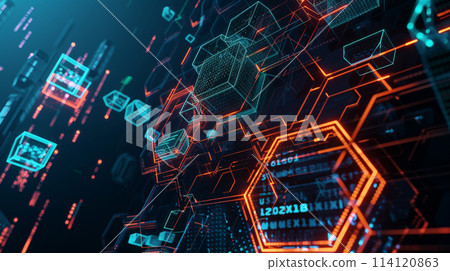 Hexagonal Node: Decentralized Data Security. Generative AI	 114120863