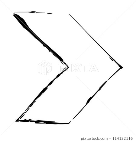 Arrow symbol icon, grunge texture vector element direction symbol illustration for graphic design Arrow symbol icon, grunge texture vector element direction symbol illustration for graphic design 114122116