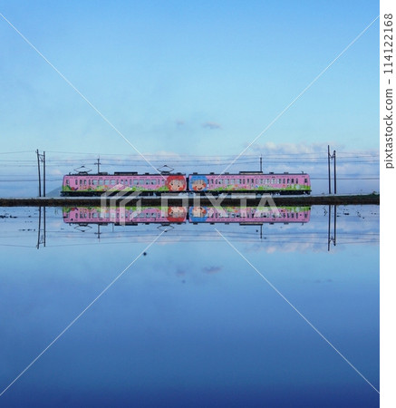 水鏡列車 近江鐵道 2024-10 水鏡列車 近江鐵道 2024-10 114122168