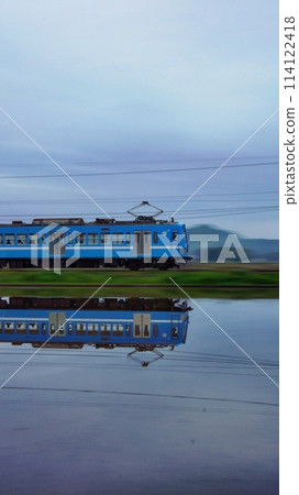 Water Mirror Train Omi Railway 2024-13 114122418