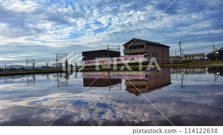 Water Mirror Train Omi Railway 2024-27 114122638