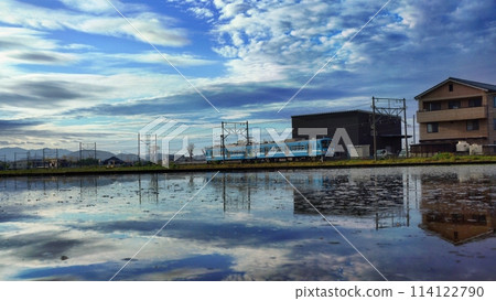 Water Mirror Train Omi Railway 2024-28 114122790