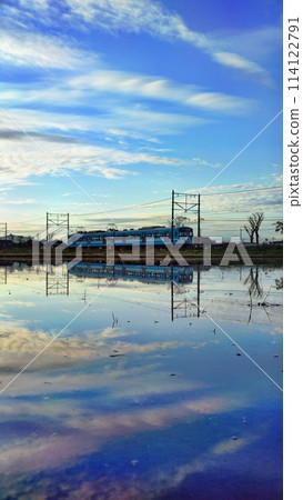 Water Mirror Train Omi Railway 2024-29 114122791