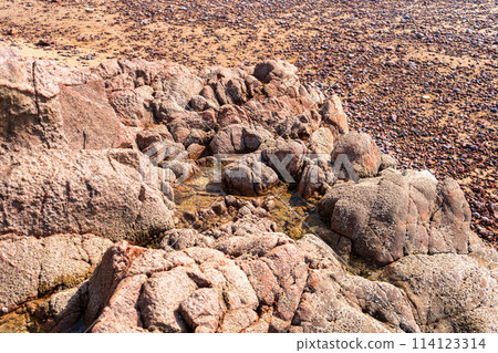 Legzira Beach Geological Structure, Red Arches Composition, Morocco Coast, Marocco Legzira Rocks 114123314
