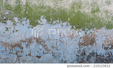 Old Painted Concrete Wall 114123612