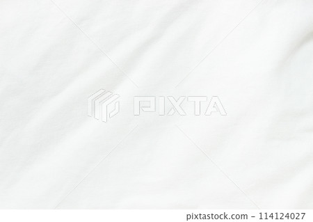 white bedding sheet texture background. 114124027