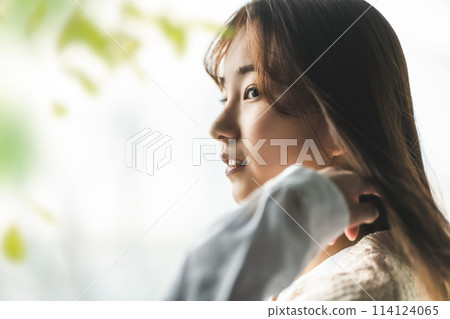 Portrait of a neat woman 114124065