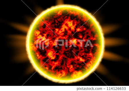 太陽耀斑背景材質紋理圖 114126633