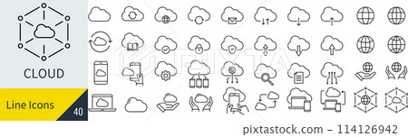 向量雲圖示集 114126942
