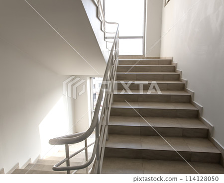 Staircase in modern house, staircase in modern building Staircase in modern house, staircase in modern building 114128050