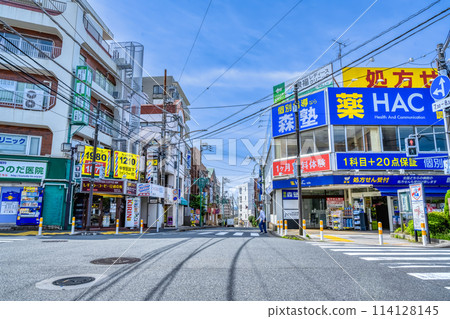 Cityscape of Yokohama, Kanagawa Prefecture Nomidai Station 114128145