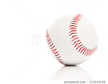 Baseball ball  on white 114128236