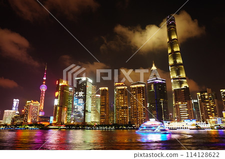Sparkling Shanghai - View of Pudong New Area from Bando Sparkling Shanghai - View of Pudong New Area from Bando 114128622