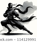 水墨畫風格忍者 114129991