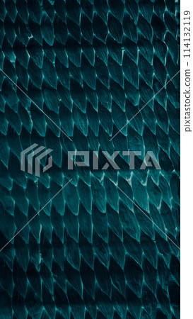 Glitch art. Mosaic pattern. Blue color digital graphic artefact noisy effect failure broken tv lcd monitor dark art modern abstract background. 114132119