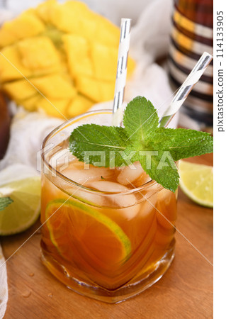 Mango Iced Tea Mango Iced Tea 114133905