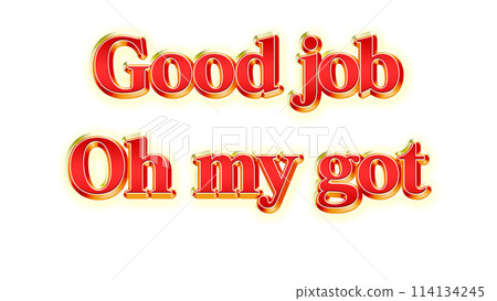 幹得好，哦，我的文字標題插圖豪華 114134245