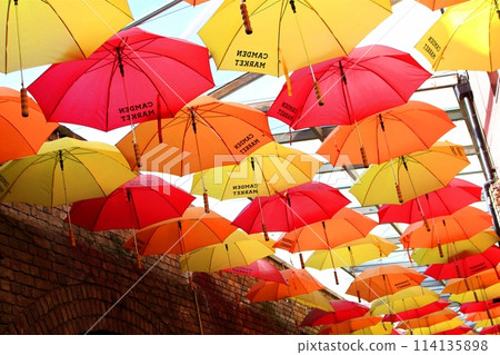 英國倫敦卡姆登鎮雨傘 114135898