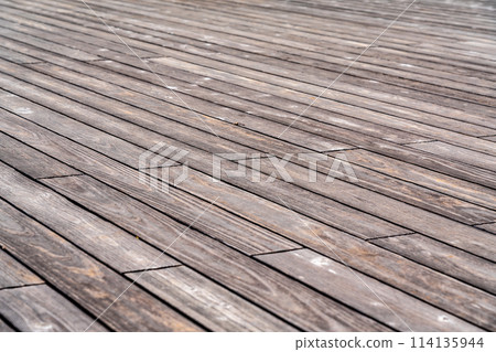 Wood deck background material Wood deck background material 114135944