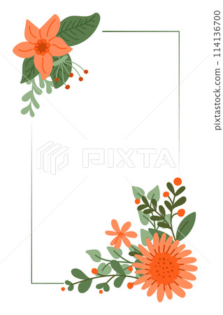 Flowers and Ferns | Greeting Card