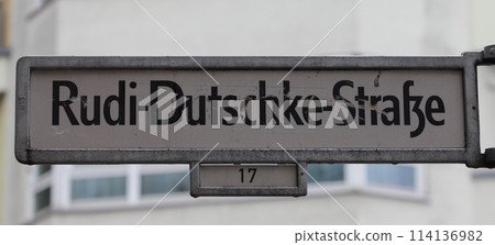 Rudi-Dutschke-Street Berlin, Germany Rudi-Dutschke-Street Berlin, Germany 114136982