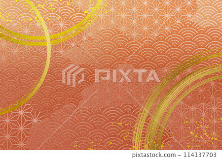 秋季/年終禮物背景畫筆,金色,奢華,雲彩 秋季/年終禮物背景畫筆,金色,奢華,雲彩 114137703