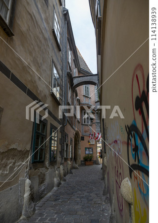 View of one of the streets in Vienna View of one of the streets in Vienna 114138939