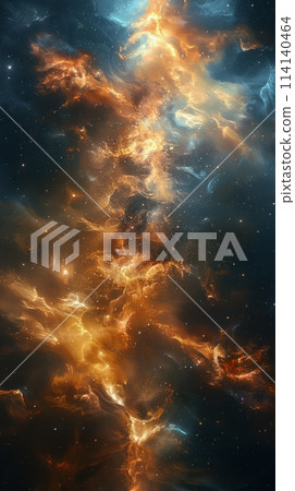 Vast Galaxy Filled With Countless Stars 114140464