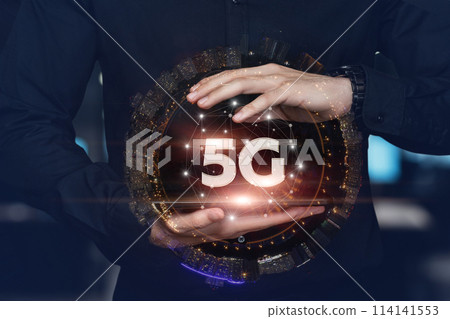 5G Internet speed on your tablet. 114141553