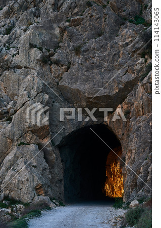 Spain Andalucia spring surrounding lonely tree mountains clouds tunnel Spain Andalucia spring surrounding lonely tree mountains clouds tunnel 114143065