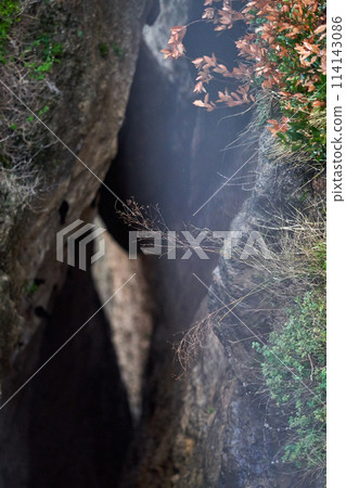 Ronda town surroundings Spain landscape  114143086