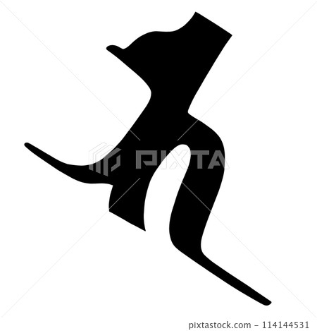Sanskrit character Ba 114144531