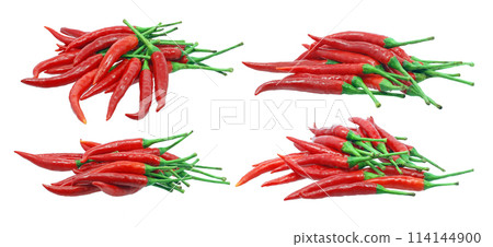chili pepper isolated cut out on white background 114144900
