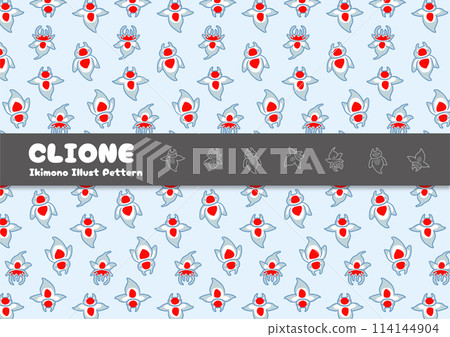 生物插圖圖案 Clone 114144904