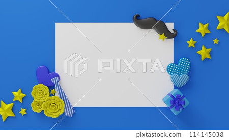 Father's Day message card. 16:9 114145038