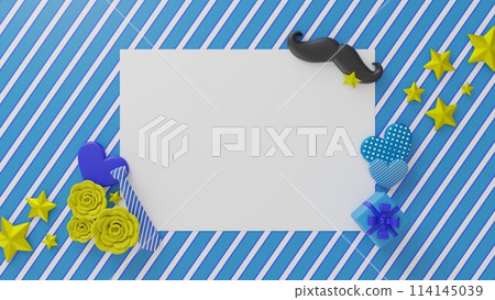 帶有父親節圖像的留言卡。 16:9 帶有父親節圖像的留言卡。 16:9 114145039