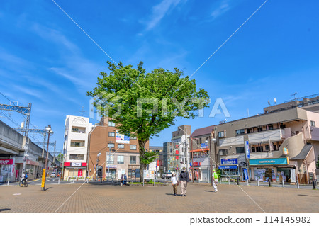 東京北見站世田谷區的都市景觀 東京北見站世田谷區的都市景觀 114145982