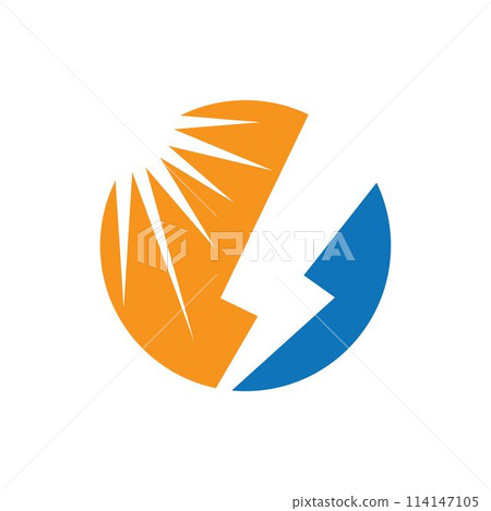 Solar tech logo template Solar tech logo template 114147105