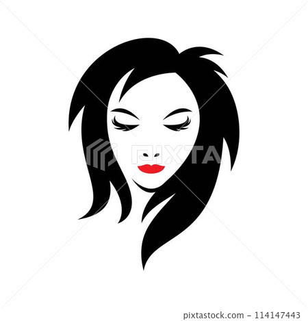 Beauty hair and salon logo Beauty hair and salon logo 114147443