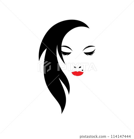 Beauty hair and salon logo Beauty hair and salon logo 114147444