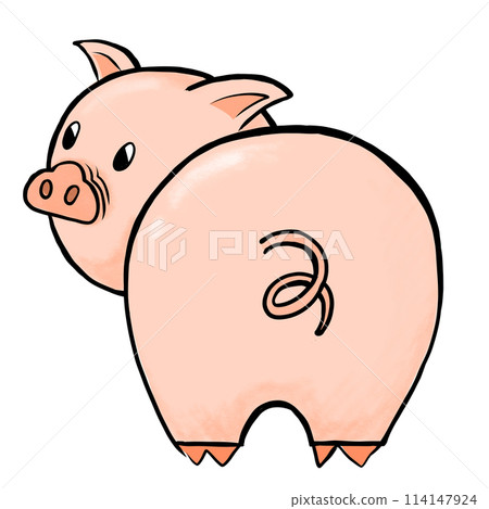 可愛的豬屁股 114147924