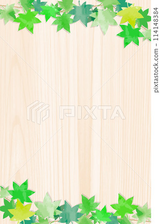 夏季楓木框架木紋類型垂直背景 夏季楓木框架木紋類型垂直背景 114148384