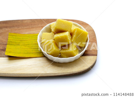 Mung bean cake. Thai Desserts. Mung bean cake. Thai Desserts. 114148488