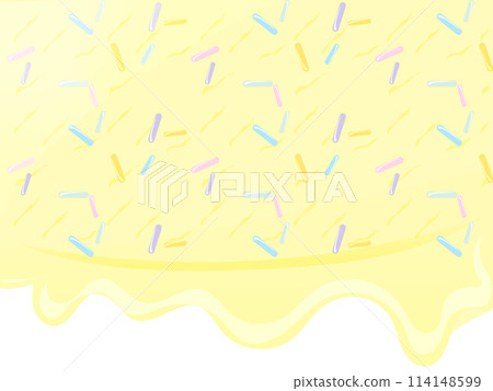 Background of vanilla ice cream with chocolate 114148599