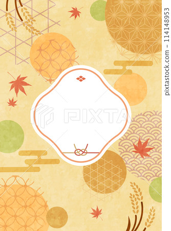 日本模式敬老日向量圖背景 114148953