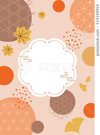 Japanese pattern Respect for the Aged Day vector illustration background Japanese pattern Respect for the Aged Day vector illustration background 114148954