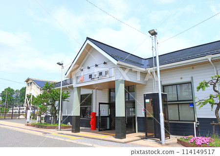 Scenery of JR Sekigahara Station, Sekigahara Town, Fuwa District, Gifu Prefecture Scenery of JR Sekigahara Station, Sekigahara Town, Fuwa District, Gifu Prefecture 114149517